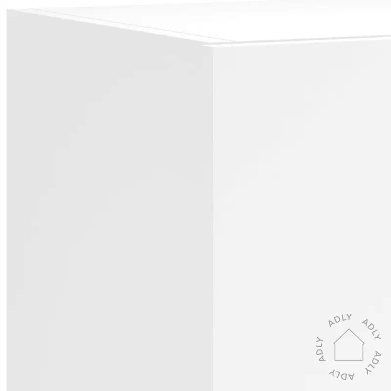 Vegghengte Tv-Benker Med Led 2 Stk Hvit 80X35X31 Cm