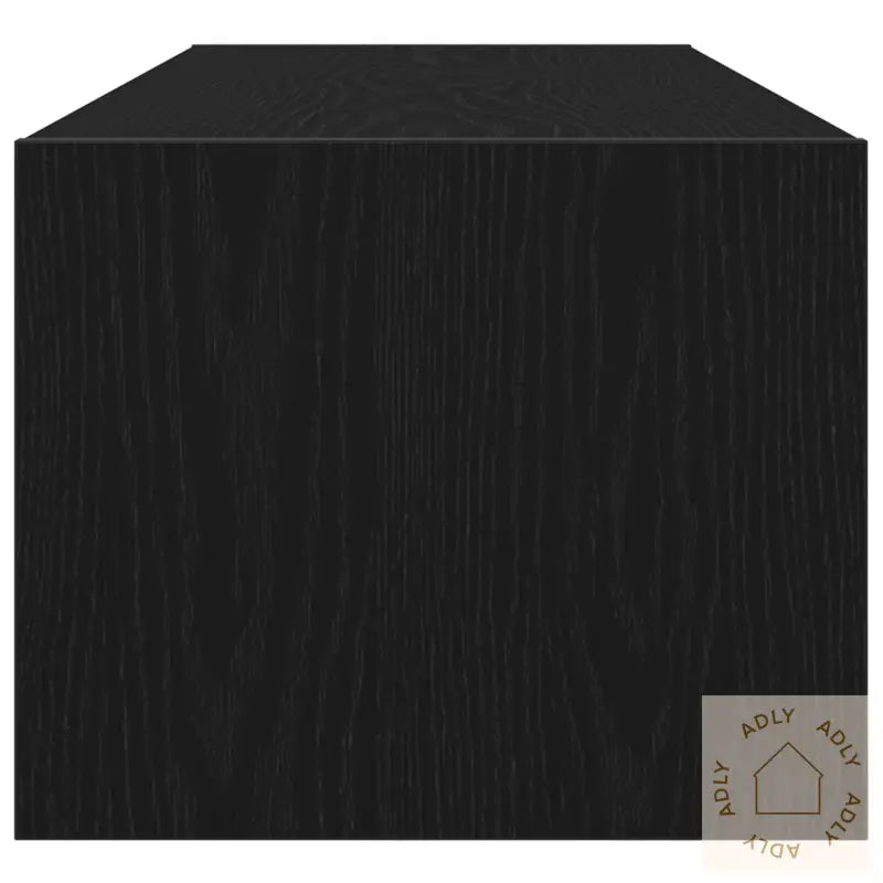 Tv-Stativ Svart Eik 100X31X25,5 Cm Konstruert Tre