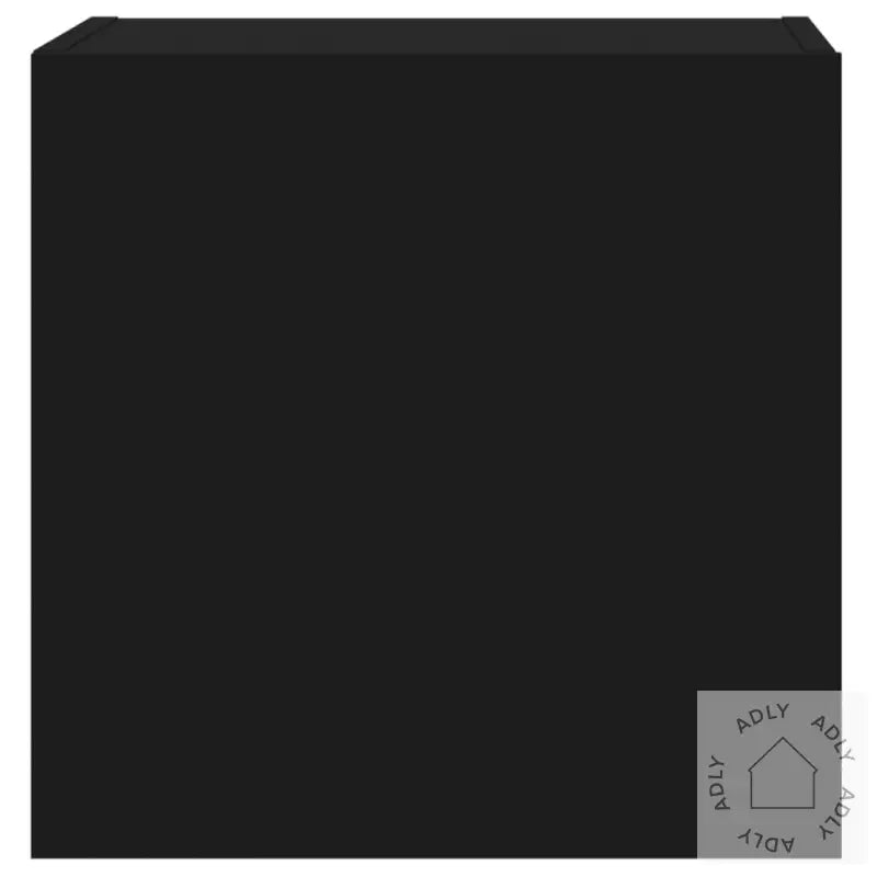 Vegghengte Tv-Benker 2 Stk Svart 40,5X30X40 Cm Konstruert Tre