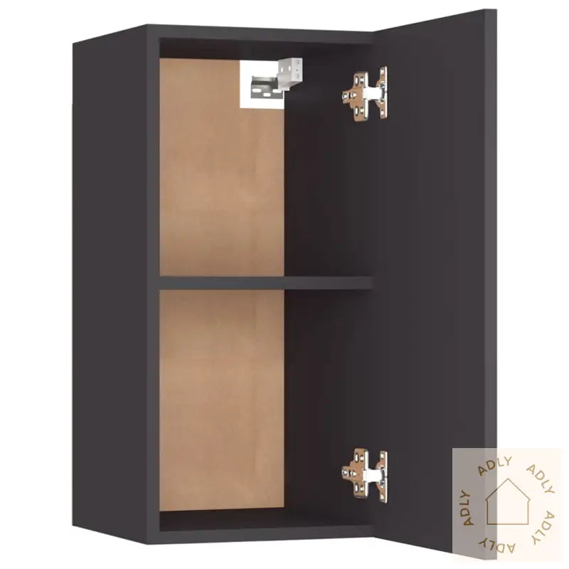 Tv-Benk Grå 30,5X30X60 Cm Sponplate