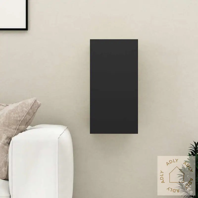 Tv-Benk Svart 30,5X30X60 Cm Konstruert Tre