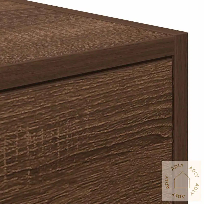 Tv-Benk Sonoma Eik 100X31X25,5 Cm Konstruert Tre