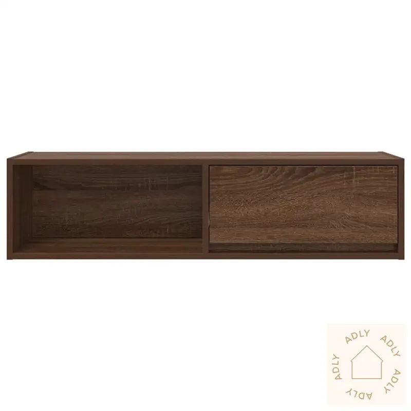 Tv-Benk Sonoma Eik 100X31X25,5 Cm Konstruert Tre