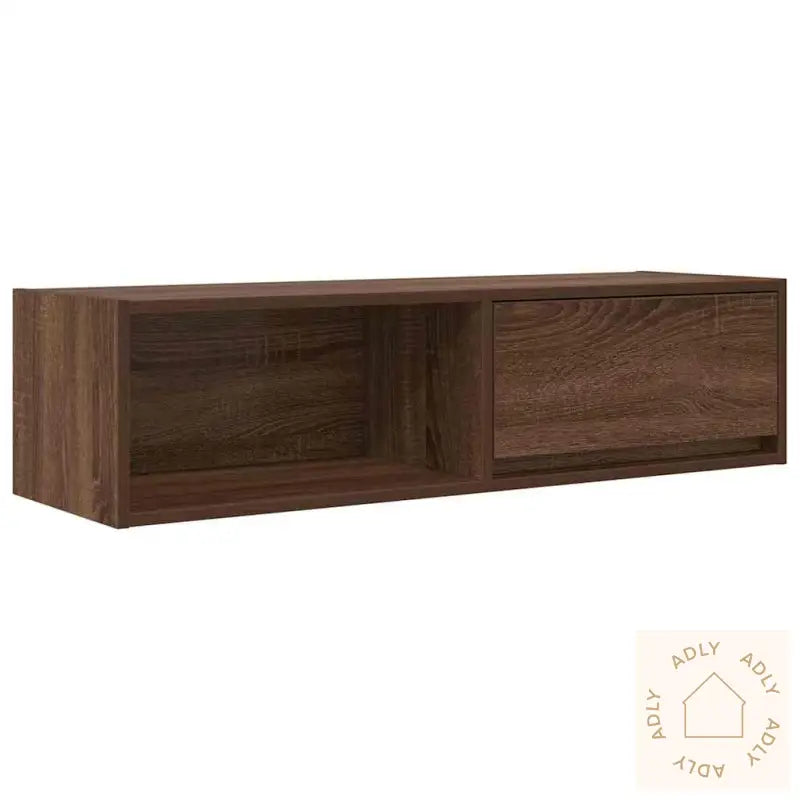 Tv-Benk Sonoma Eik 100X31X25,5 Cm Konstruert Tre