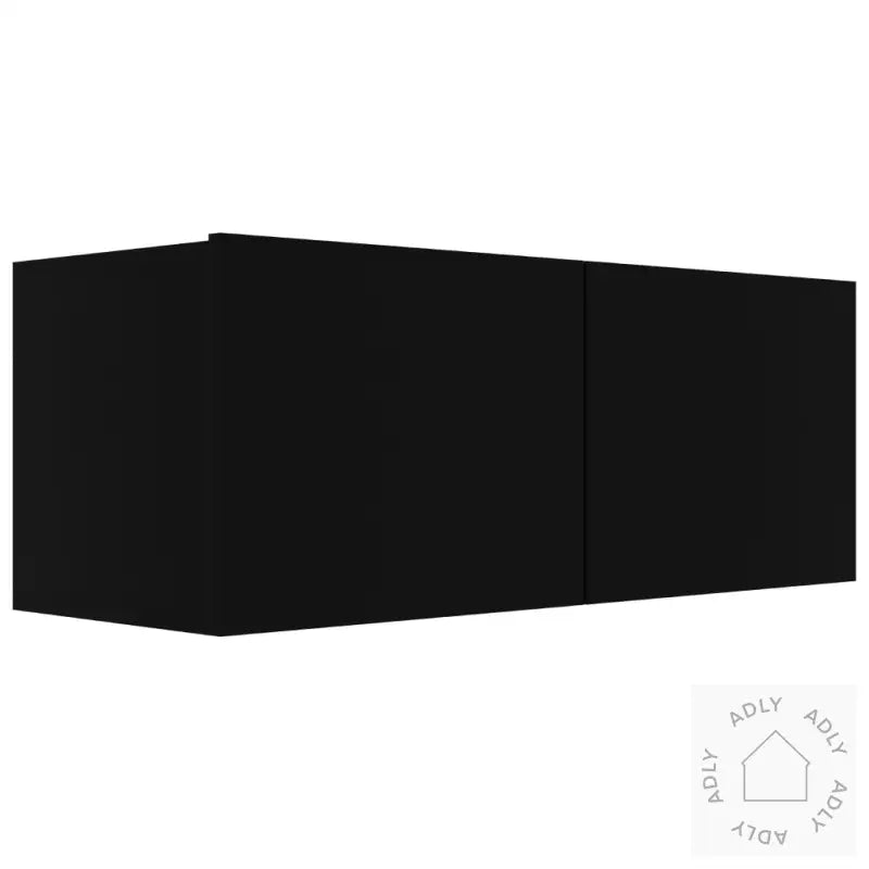Tv-Benker 4 Stk Svart 80X30X30 Cm Konstruert Tre