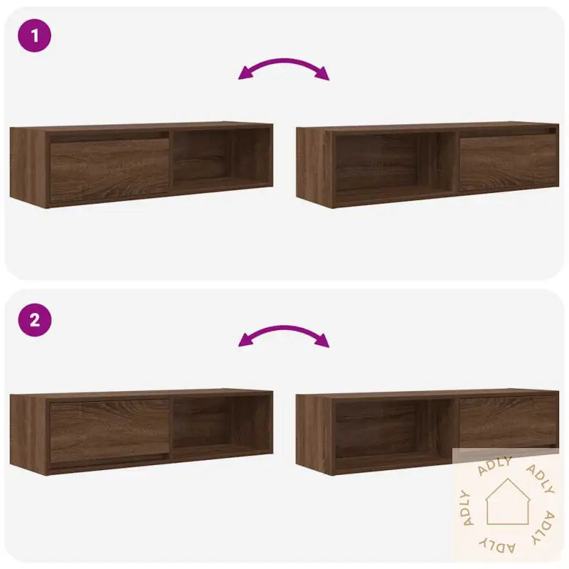 Tv-Benk Sonoma Eik 100X31X25,5 Cm Konstruert Tre