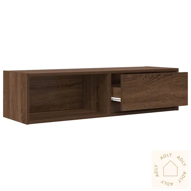 Tv-Benk Sonoma Eik 100X31X25,5 Cm Konstruert Tre