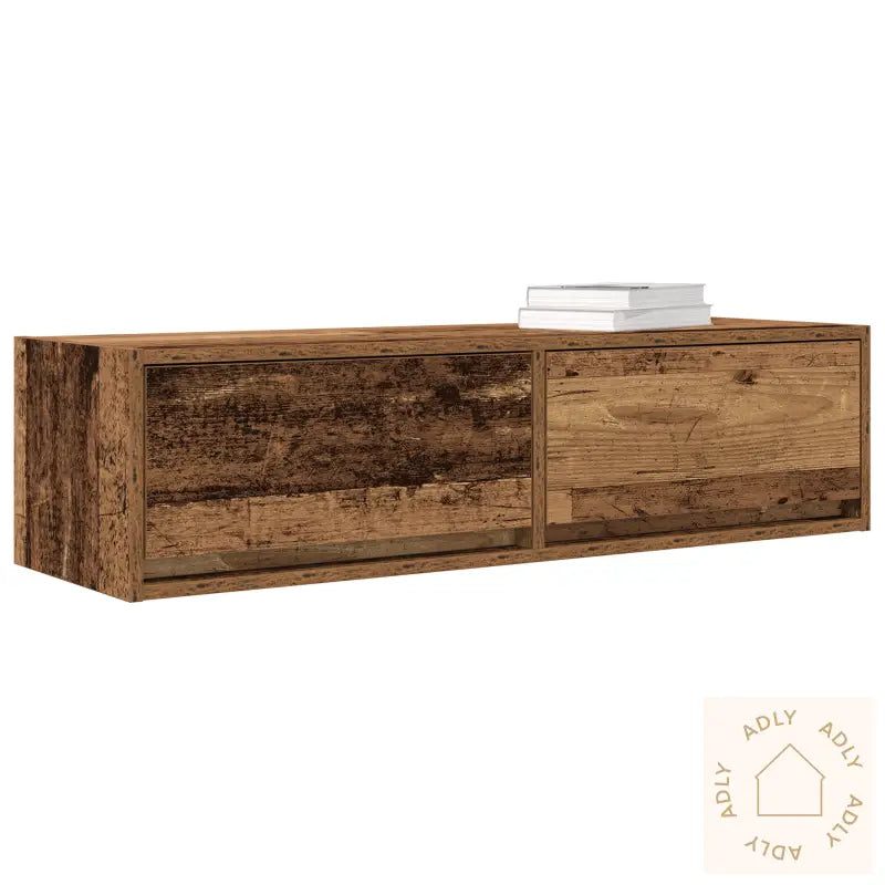 Tv-Skap Gamle Tre 100X31X25,5 Cm Konstruert Tre