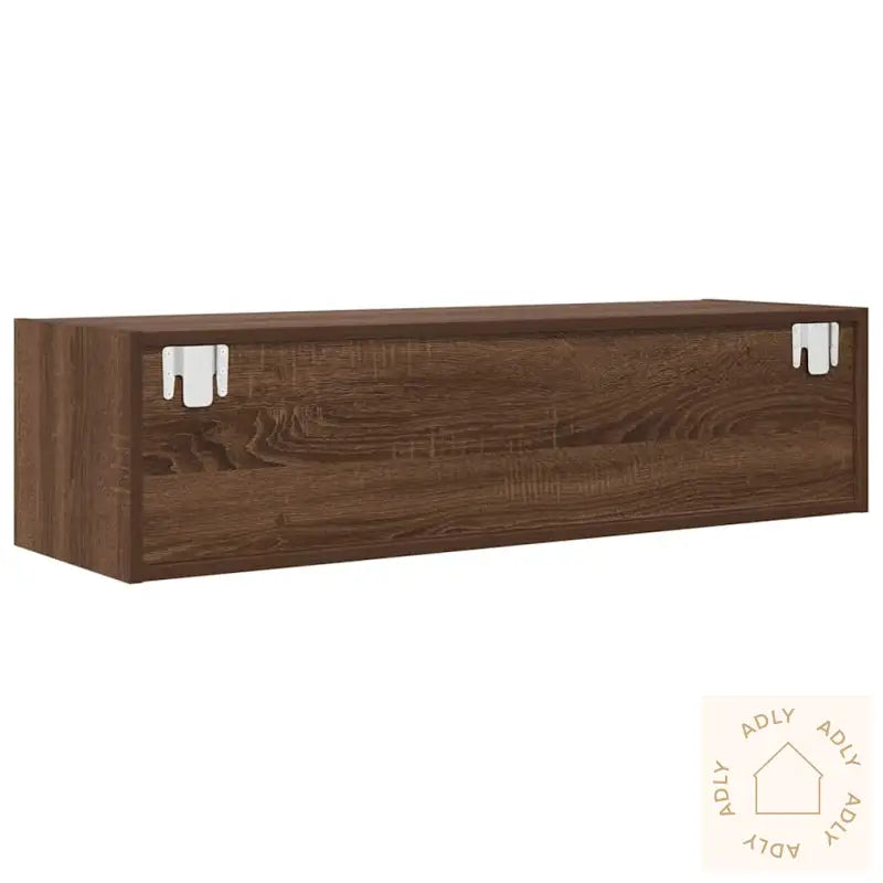 Tv-Benk Sonoma Eik 100X31X25,5 Cm Konstruert Tre