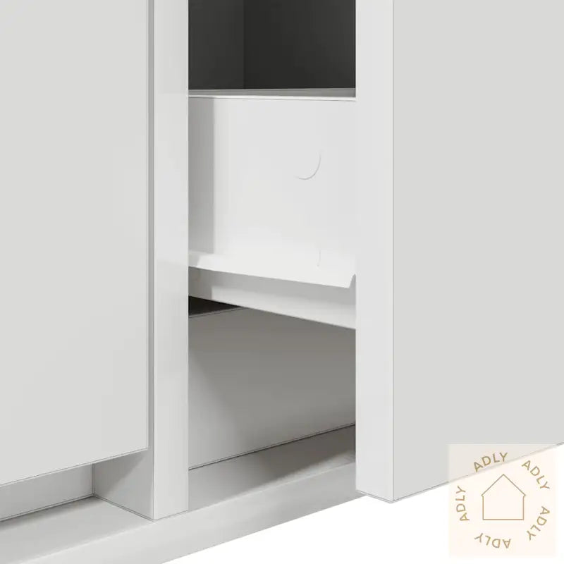 Tv-Benk Hvit 80X31X25,5 Cm Konstruert Tre