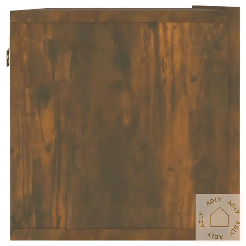 Tv-Benk Røkt Eik 120X30X30 Cm Konstruert Tre