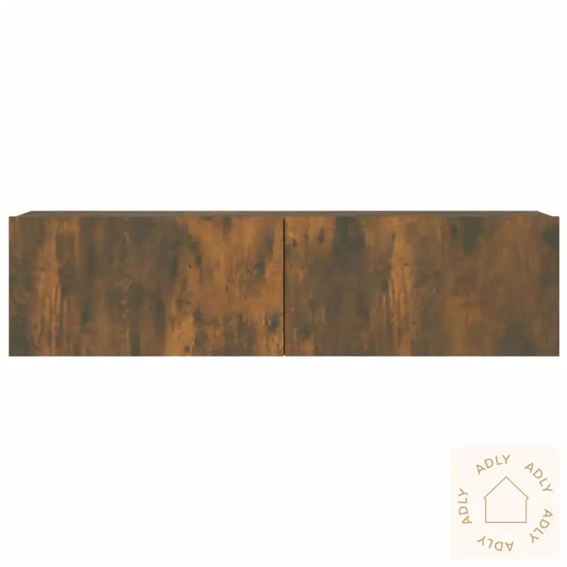 Tv-Benk Røkt Eik 120X30X30 Cm Konstruert Tre