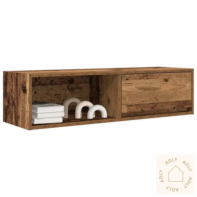 Tv-Benker 2 Stk Gammelt Tre 100X31X25,5 Cm Konstruert Tre