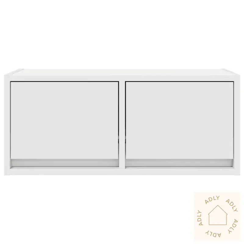 Tv-Benker 2 Stk Hvit 60X31X25,5 Cm Konstruert Tre