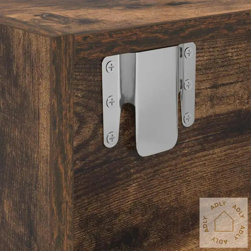 Tv-Benker 2 Stk Røkt Eik 100X31X25,5 Cm Konstruert Tre