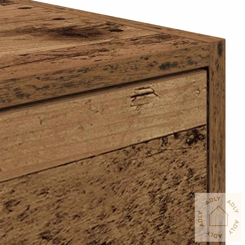 Tv-Benker 2 Stk Gammelt Tre 100X31X25,5 Cm Konstruert Tre