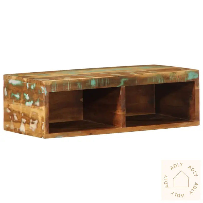Veggmontert Tv-Benk 60X30X19 Cm Gjenvunnet Heltre