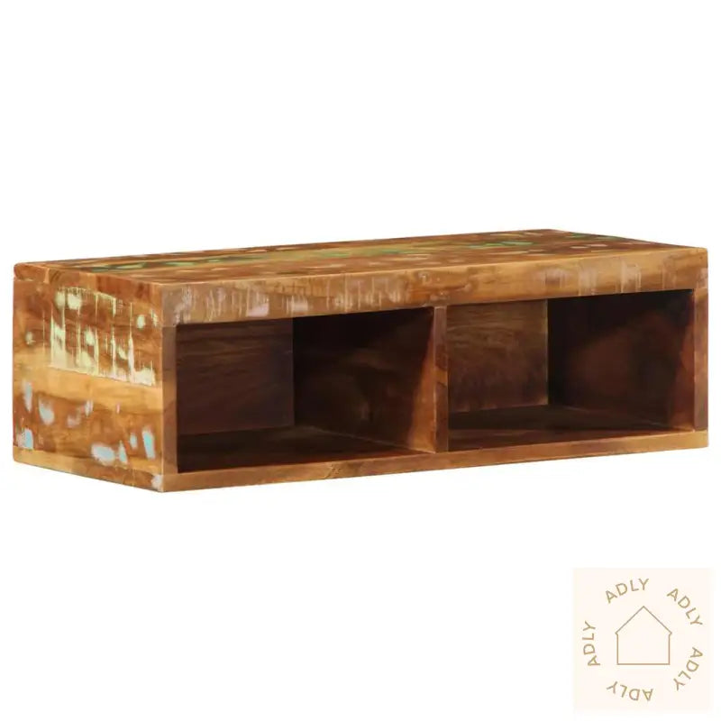 Veggmontert Tv-Benk 60X30X19 Cm Gjenvunnet Heltre