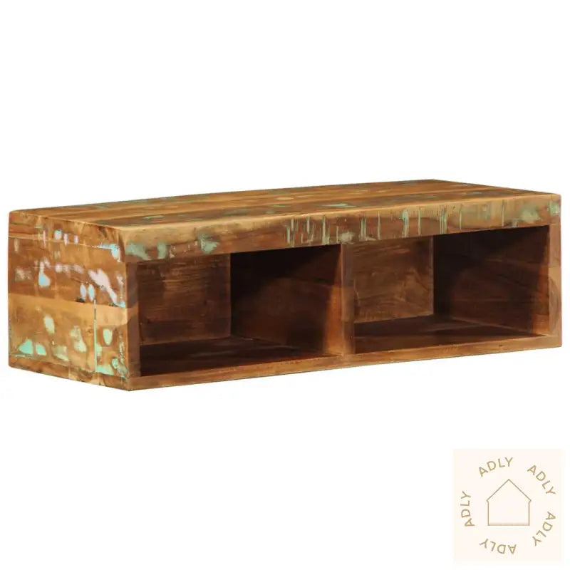 Veggmontert Tv-Benk 60X30X19 Cm Gjenvunnet Heltre