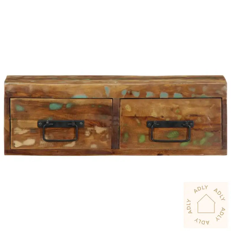 Veggmontert Tv-Benk 60X30X19 Cm Gjenvunnet Heltre