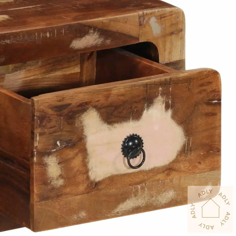 Veggmontert Tv-Benk 100X32X25 Cm Gjenvunnet Heltre