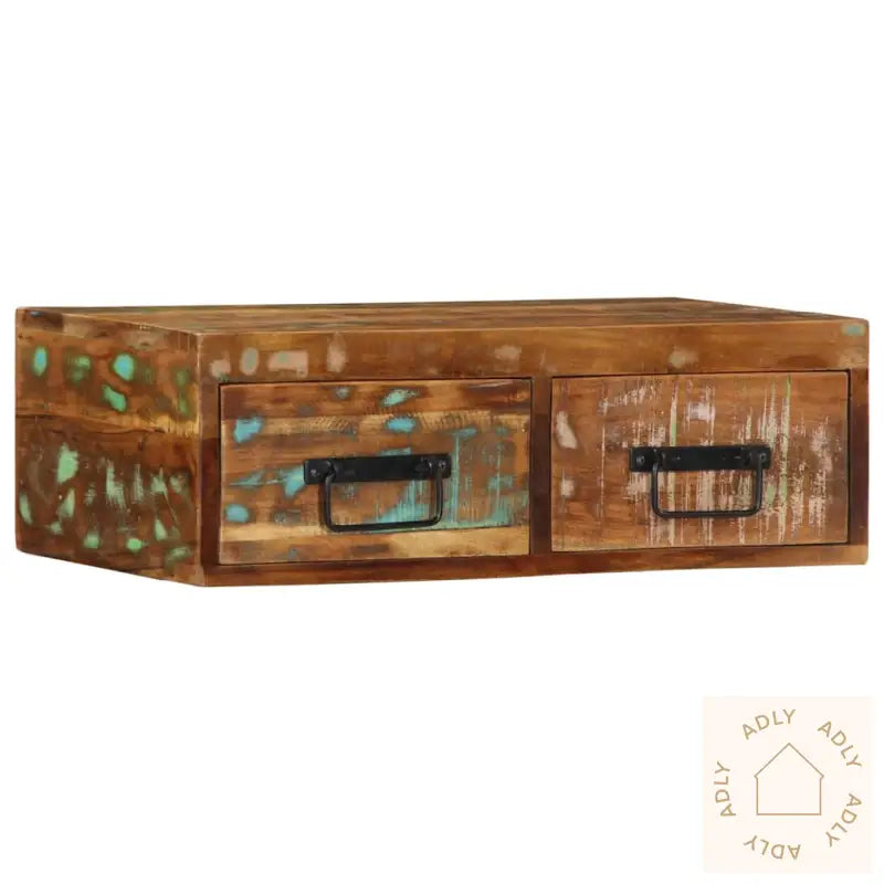 Veggmontert Tv-Benk 60X30X19 Cm Gjenvunnet Heltre