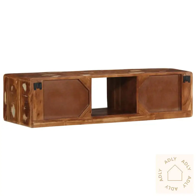 Veggmontert Tv-Benk 100X32X25 Cm Gjenvunnet Heltre