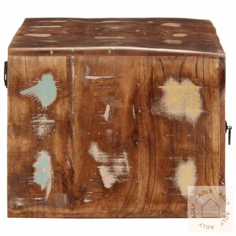 Veggmontert Tv-Benk 100X32X25 Cm Gjenvunnet Heltre