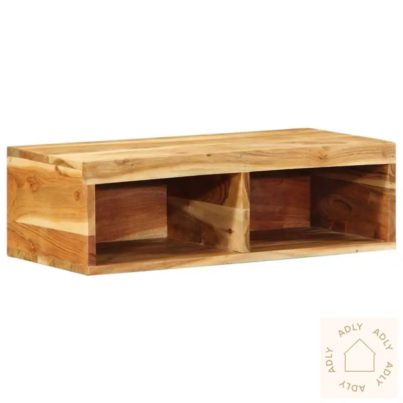Veggmontert Tv-Benk 60X30X19 Cm Heltre Akasie