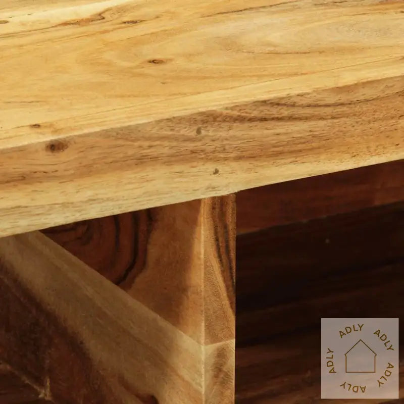 Veggmontert Tv-Benk 60X30X19 Cm Heltre Akasie