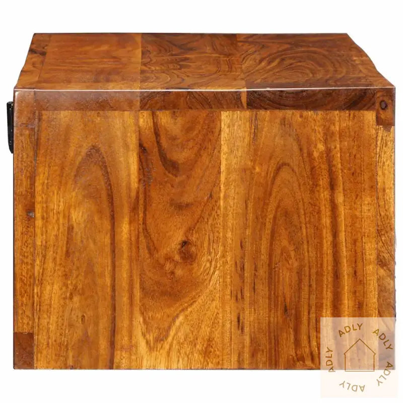 Veggmontert Tv-Skap Flerfarget 100X30X22 Heltre Akasie