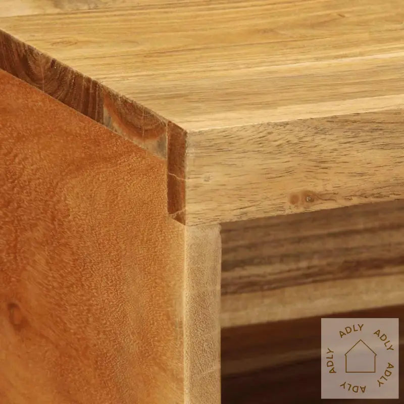 Veggmontert Tv-Benk 100X30X19 Cm Heltre Akasie
