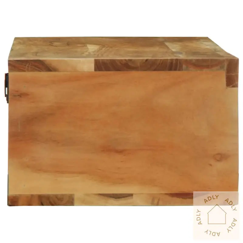 Veggmontert Tv-Benk 100X30X19 Cm Heltre Akasie