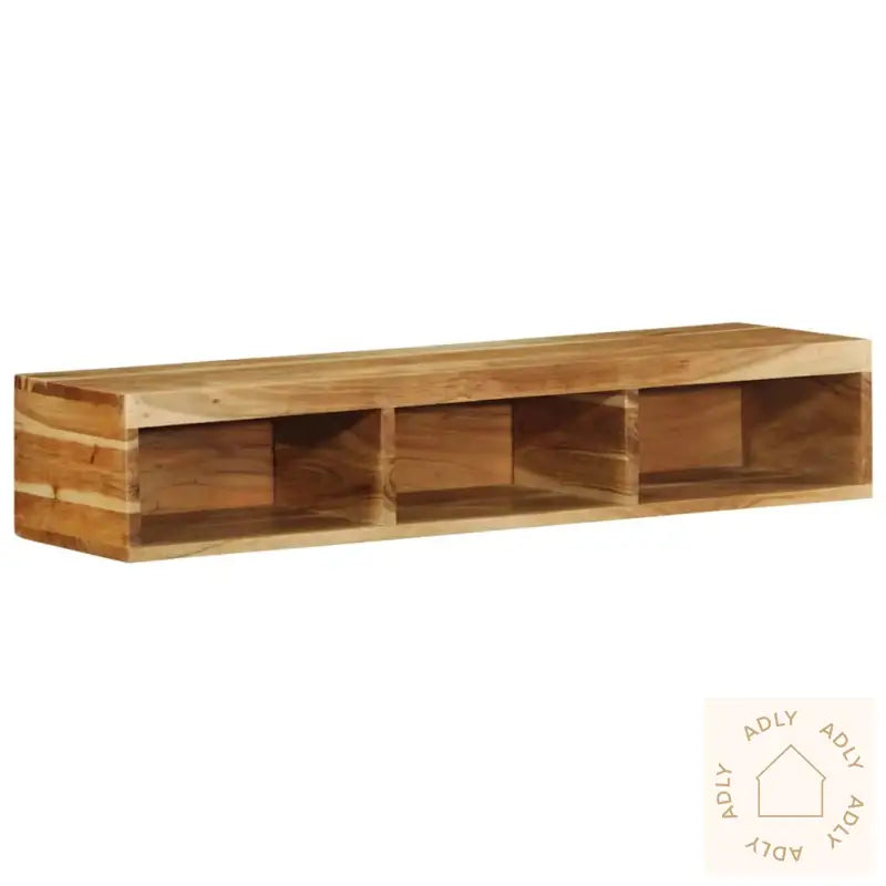 Veggmontert Tv-Benk 100X30X19 Cm Heltre Akasie