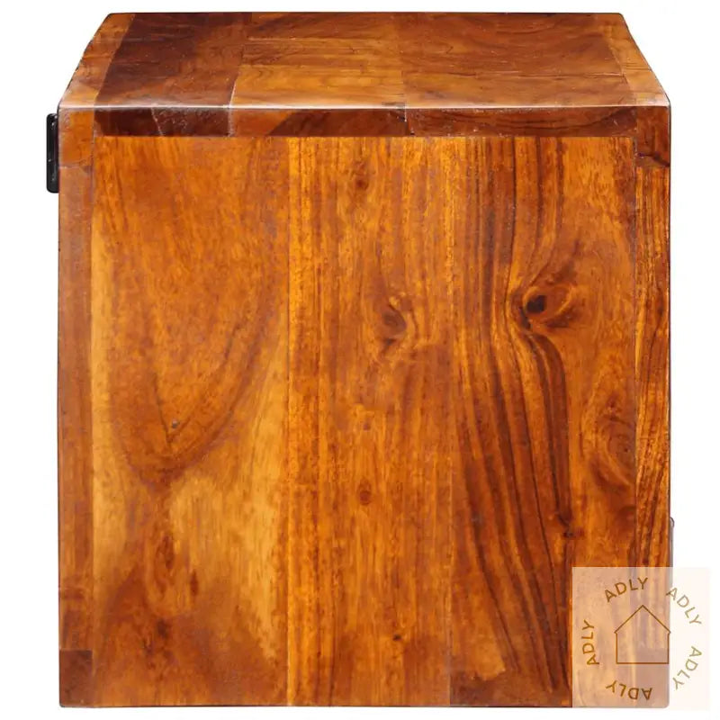 Veggmontert Tv-Skap Flerfarget 90X30X30 Heltre Akasie