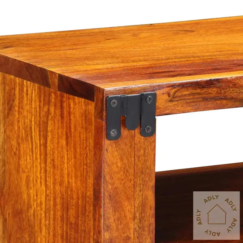 Veggmontert Tv-Skap Flerfarget 90X30X30 Heltre Akasie