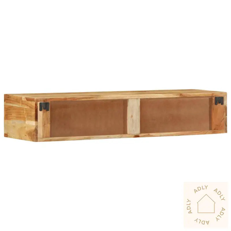 Veggmontert Tv-Benk 100X30X19 Cm Heltre Akasie