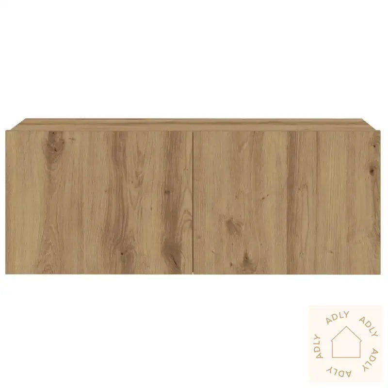 Vegghengte Tv-Benker 3 Stk Artisan Eik Konstruert Tre