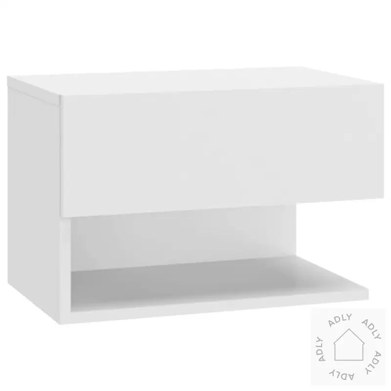 Vegghengte Nattbord 2 Stk Hvit