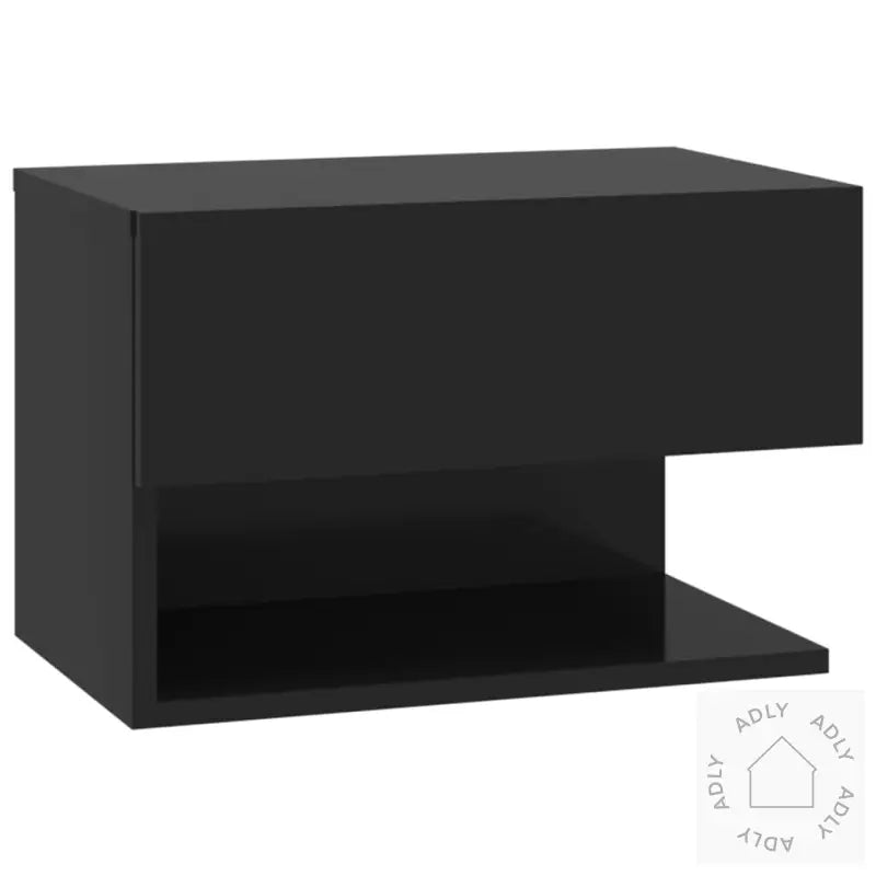 Vegghengte Nattbord 2 Stk Svart