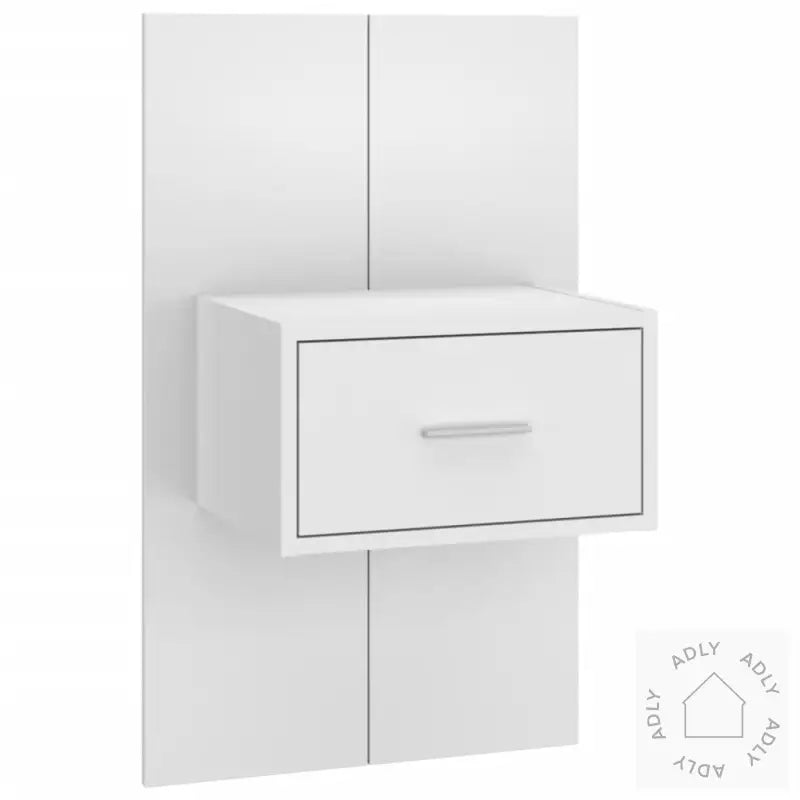 Vegghengte Nattbord 2 Stk Hvit