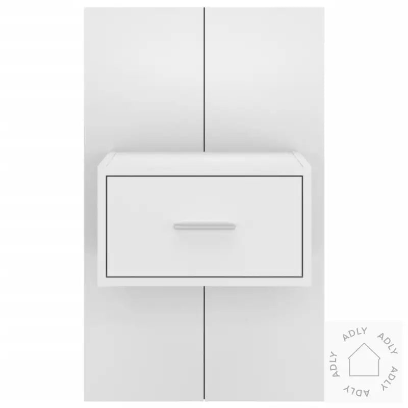 Vegghengte Nattbord 2 Stk Hvit