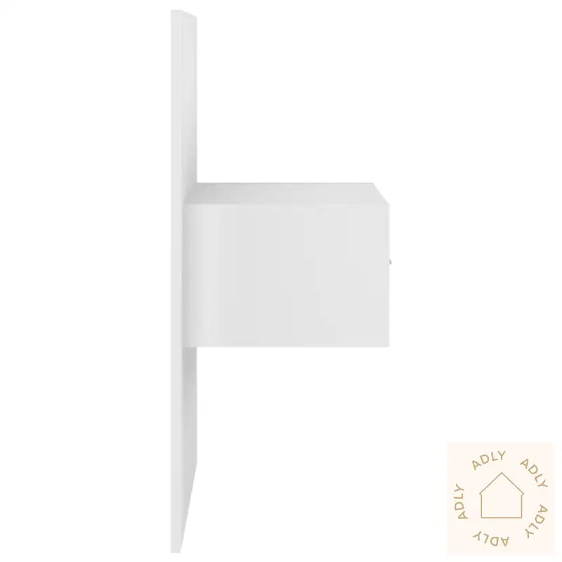 Vegghengte Nattbord 2 Stk Hvit