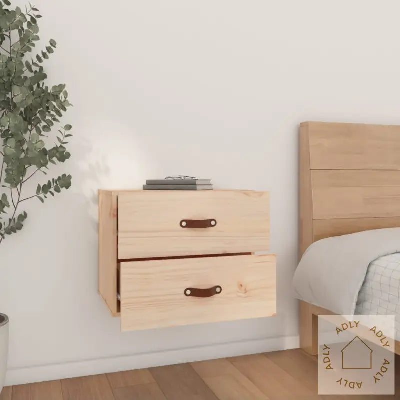 Veggmonterte Nattbord 2 Stk 50X36X40 Cm