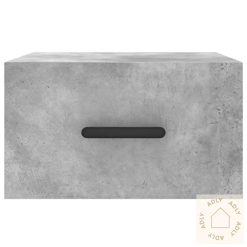 Veggmonterte Nattbord 2 Stk Betonggrå 35X35X20 Cm