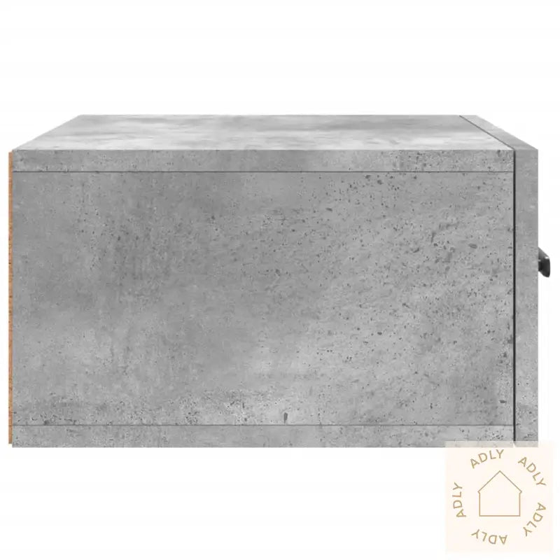 Veggmonterte Nattbord 2 Stk Betonggrå 35X35X20 Cm