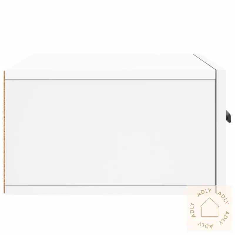 Veggmonterte Nattbord 2 Stk Hvit 35X35X20 Cm