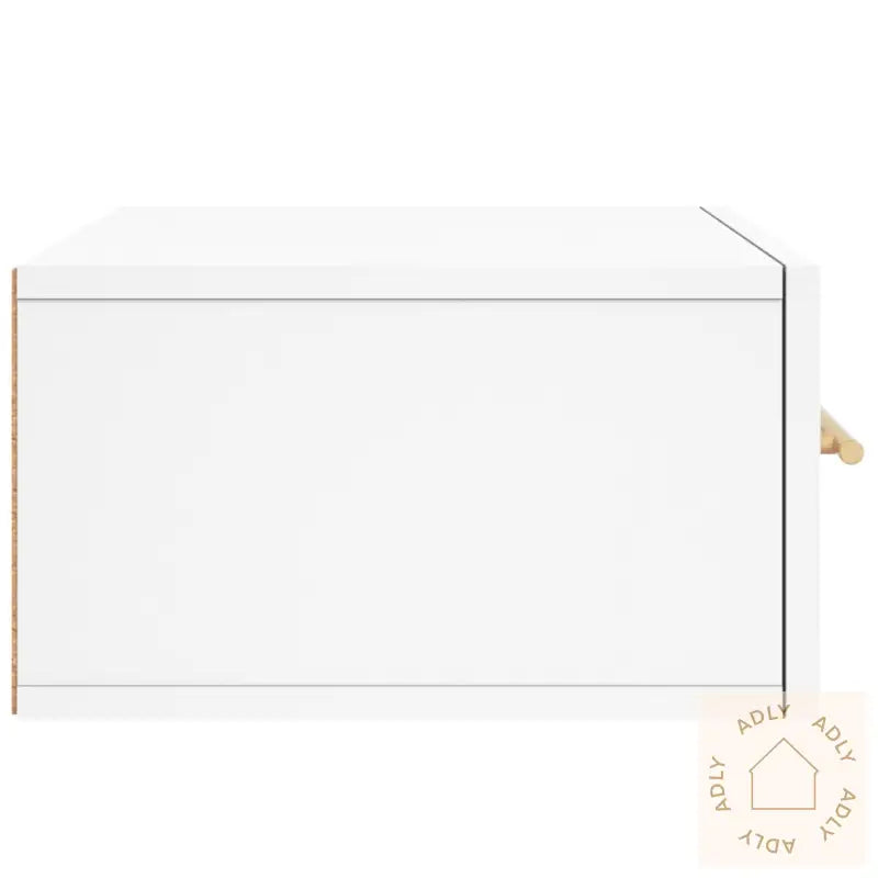 Veggmonterte Nattbord 2 Stk Hvit 35X35X20 Cm