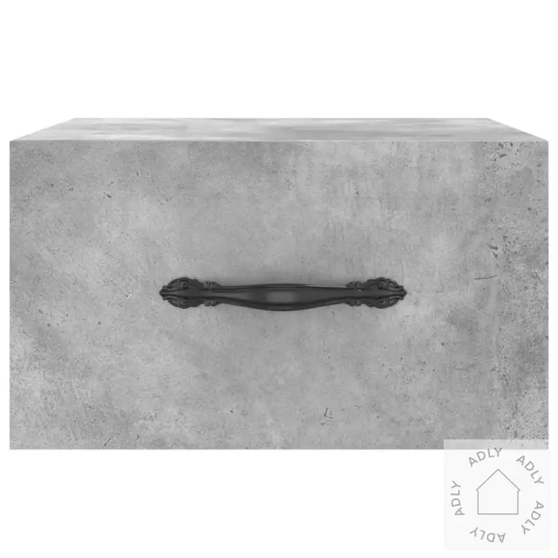 Veggmonterte Nattbord 2 Stk Betonggrå 35X35X20 Cm