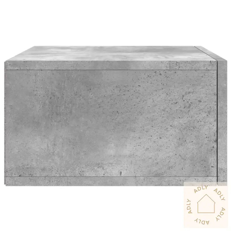 Veggmonterte Nattbord 2 Stk Betonggrå 35X35X20 Cm